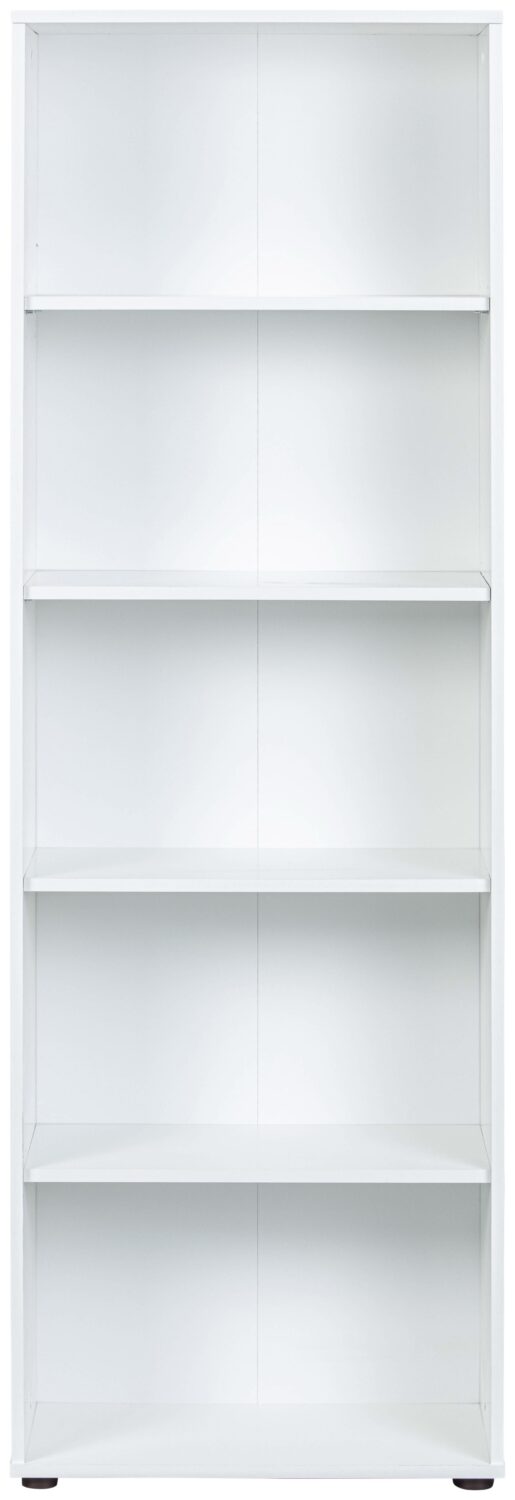 Standregal Arco ca. 60x180 cm Weiß Holzwerkstoff MID.YOU Wohnzimmermöbel Weiß