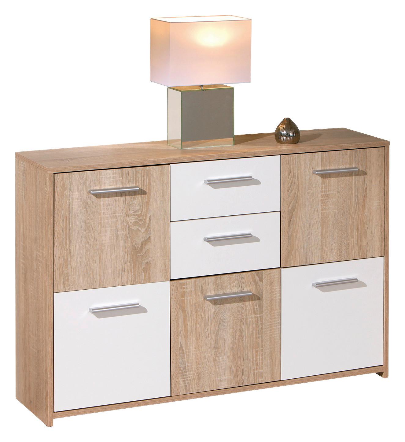 wohnli-moebel-suche-000528031101 Wohnli Möbelsuche - Kommode Elvezia Weiß/Eiche