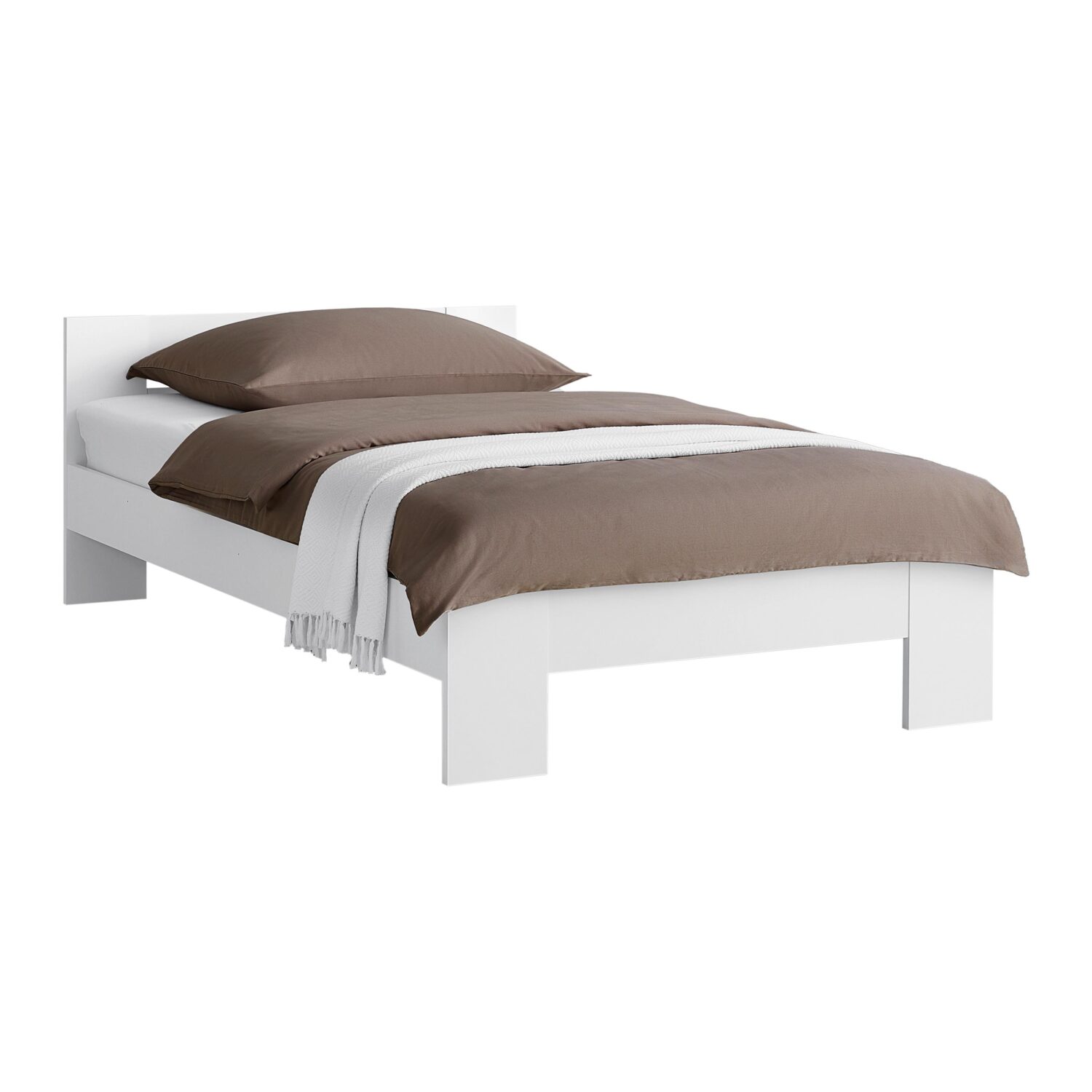 Wohnli Möbelsuche - Bett Madrid Weiß ca. 120x200cm