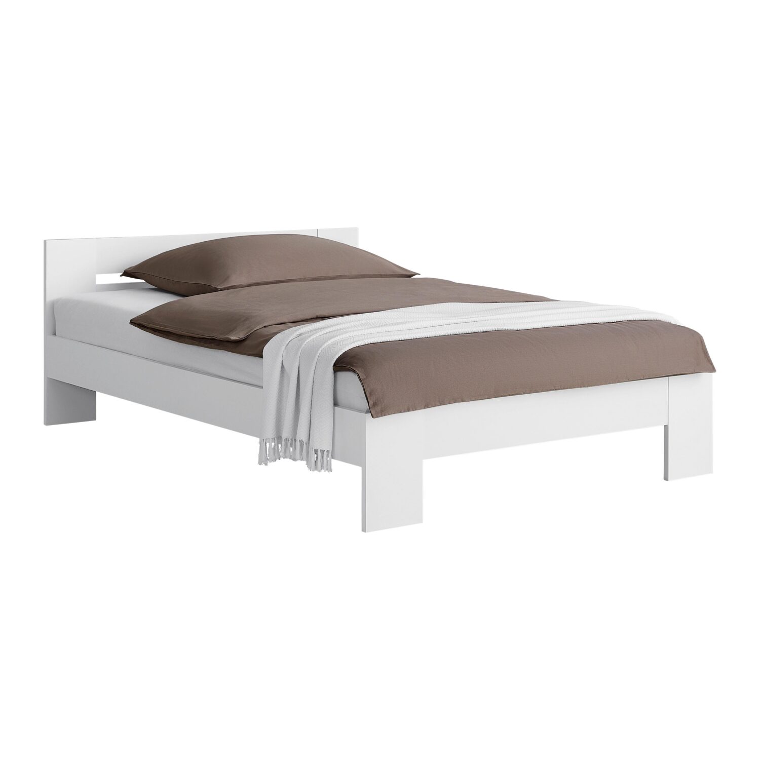 Wohnli Möbelsuche - Bett Madrid Weiß ca. 140x200cm