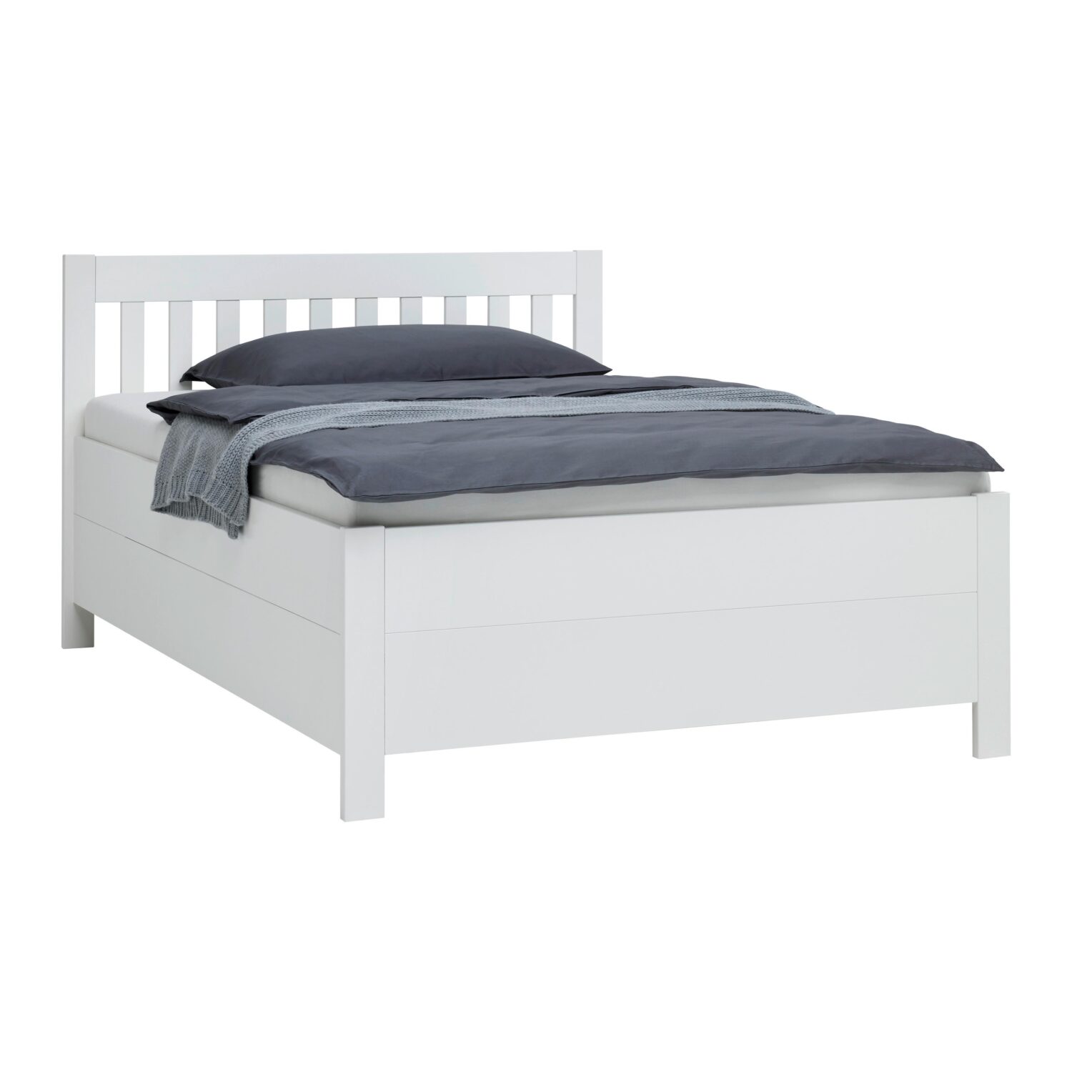 Wohnli Möbelsuche - Stauraumbett Nizza Weiß ca. 140x200cm