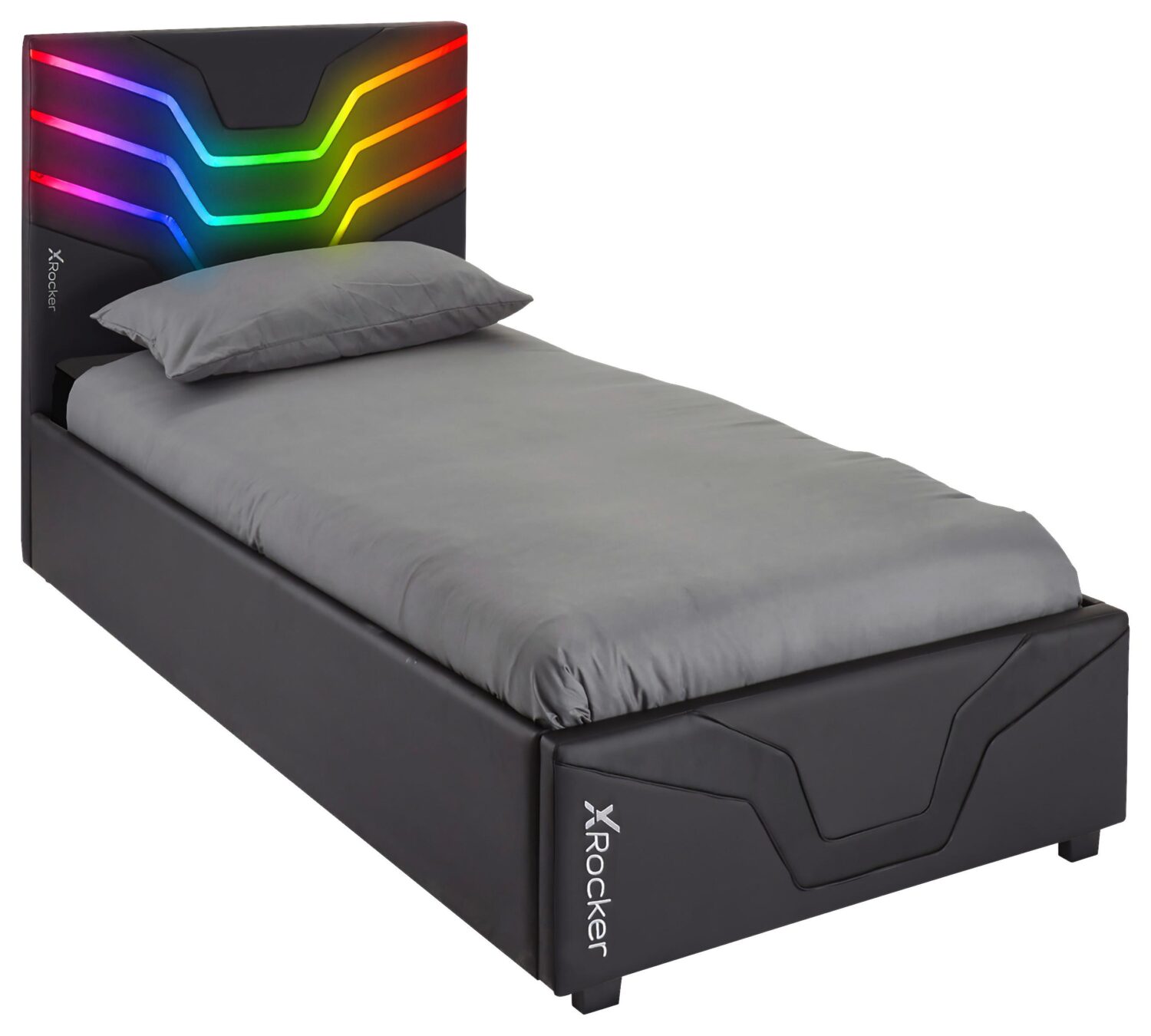 wohnli-moebel-suche-000535003501 Wohnli Möbelsuche - Gamingbett Cosmos 90x190 Schwarz mit LED