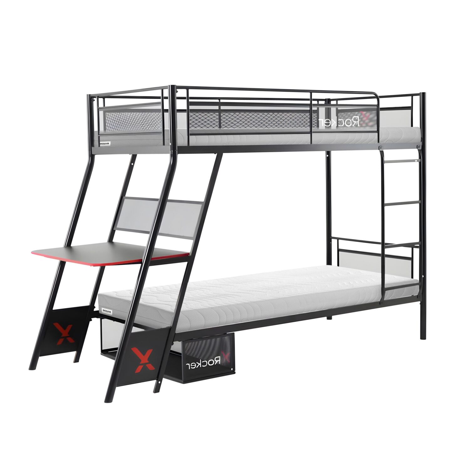 wohnli-moebel-suche-000535004401 Wohnli Möbelsuche - Etagenbett Armanda ca. 90x190cm Schwarz