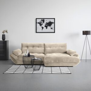 Wohnlandschaft Vivo Beige Textil Based Wohnzimmermöbel Beige