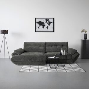 Wohnlandschaft Vivo Anthrazit Textil Based Wohnzimmermöbel Anthrazit