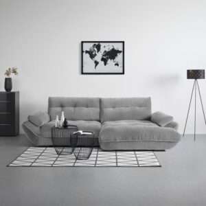 Wohnlandschaft Vivo Grau Textil Based Wohnzimmermöbel Grau