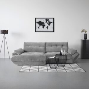 Wohnlandschaft Vivo Grau Textil Based Wohnzimmermöbel Grau