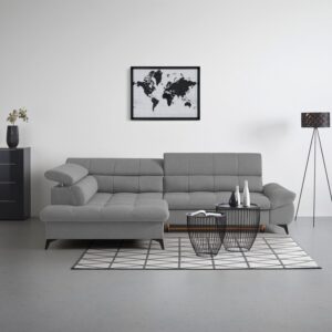 Wohnlandschaft Alberto Anthrazit Textil Mömax Wohnzimmermöbel Anthrazit