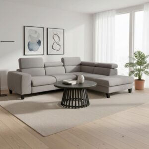 wohnli-moebel-suche-000552054001-1 Wohnlandschaft Malibu Dunkel grau Schlaffunkt. + Bettkasten Textil Bessagi Home Möbel > Sofas & Couches > Wohnlandschaften Grau