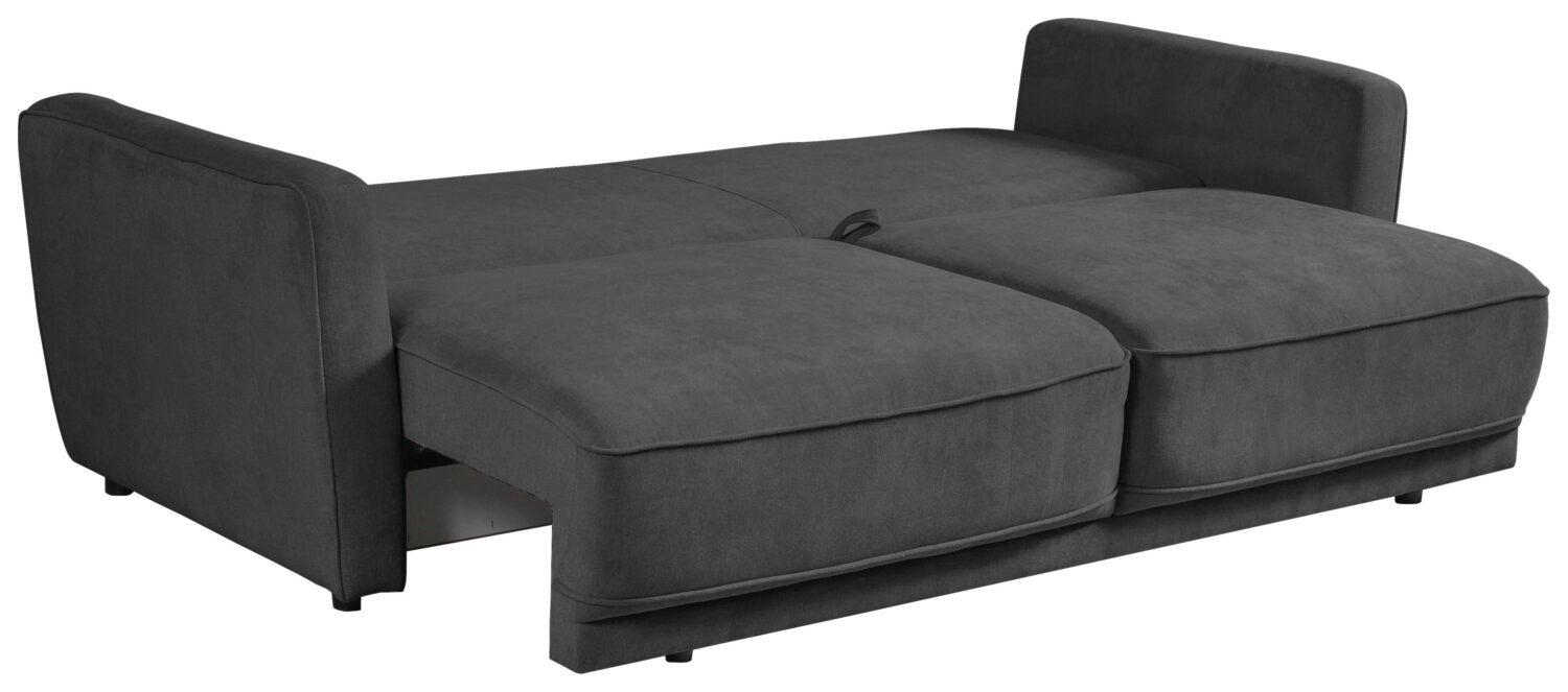 Schlafsofa in Anthrazit Textil Mömax Wohnzimmermöbel Anthrazit