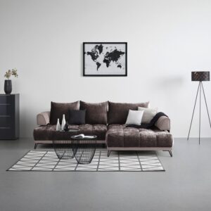 Ecksofa Morgan Taupe Textil Mömax Möbel > Sofas & Couches > Wohnlandschaften > Ecksofas > XXL Ecksofas Taupe