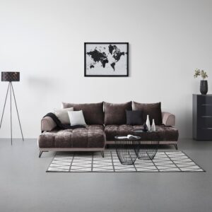 Ecksofa Morgan Taupe Textil Mömax Möbel > Sofas & Couches > Wohnlandschaften > Ecksofas > XXL Ecksofas Taupe