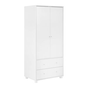 Wohnli Möbelsuche - Drehtürenschrank Milo Weiß ca. 80x176x55 cm