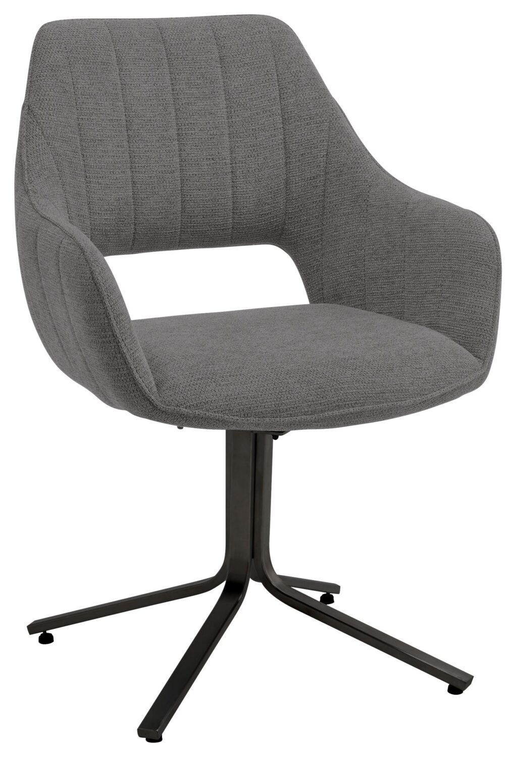 Wohnli Möbelsuche - Armlehnstuhl Bacares in Anthrazit