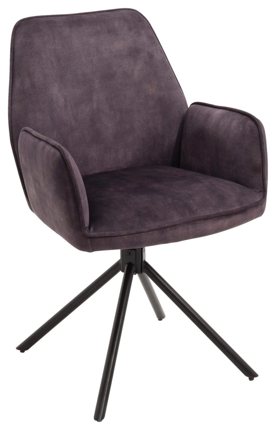 Wohnli Möbelsuche - Armlehnstuhl Ottawa Anthrazit/Schwarz