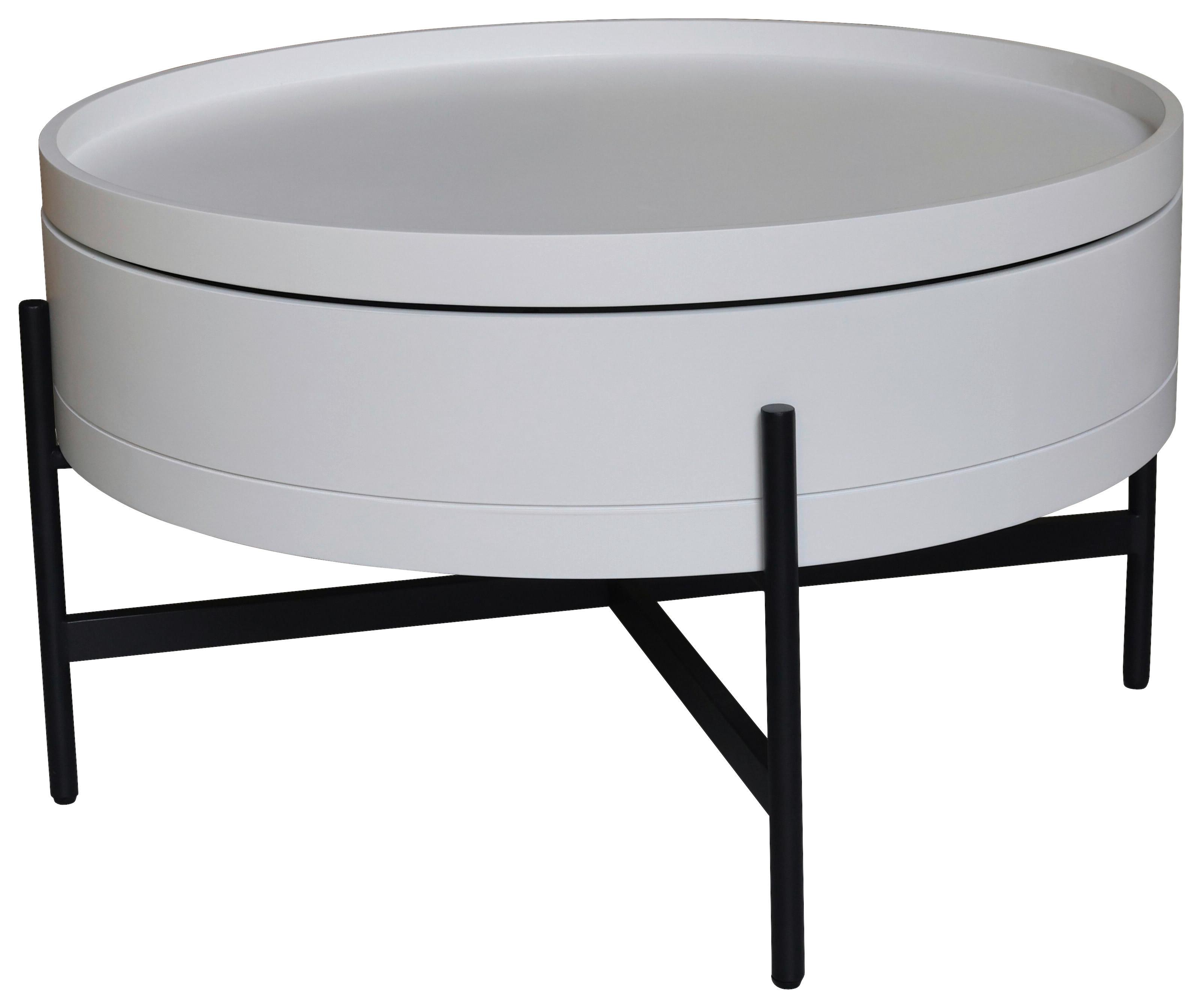 Wohnli Möbelsuche - Couchtisch Malabo Weiß ca. 80x45x80cm