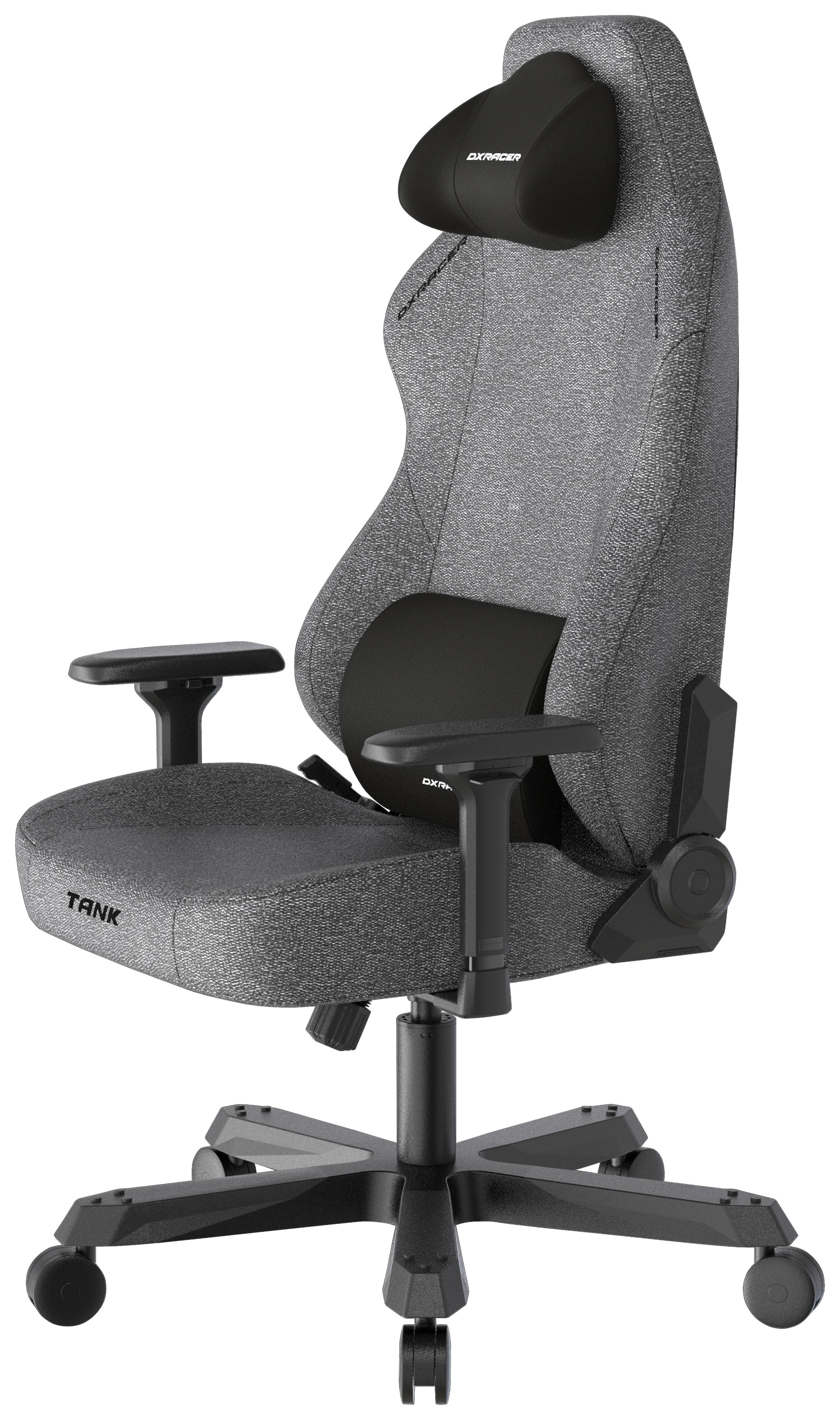 Gamingstuhl Tank Anthrazit/Schwarz Metall, Textil Dxracer Möbel > Stühle > Bürostühle > Bürostühle ergonomisch Anthrazit