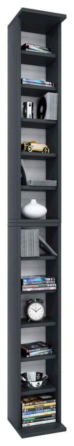 Wohnli Möbelsuche - CD-Regal Bigol in Schwarz