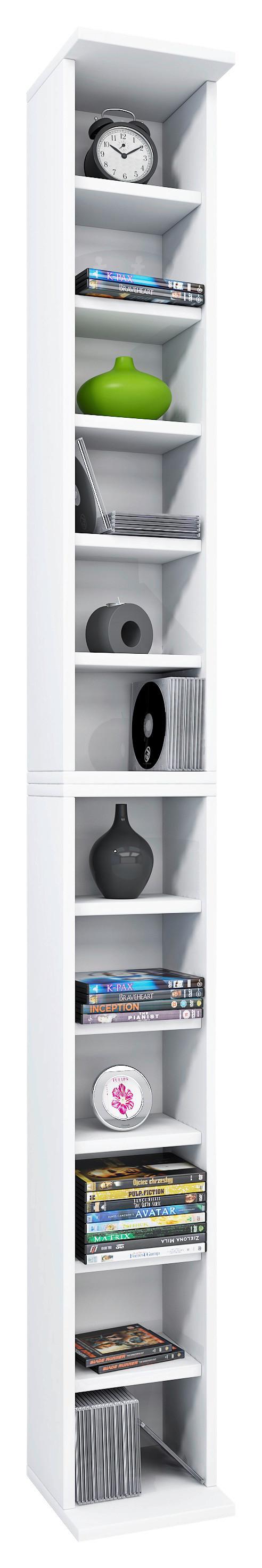 Wohnli Möbelsuche - CD-Regal Bigol in Weiß