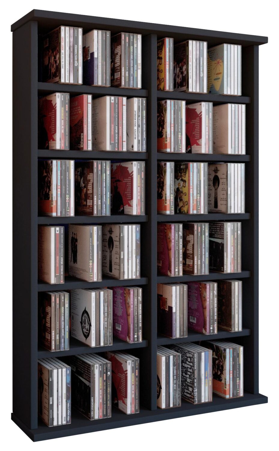 Wohnli Möbelsuche - CD-Regal Ronul in Schwarz