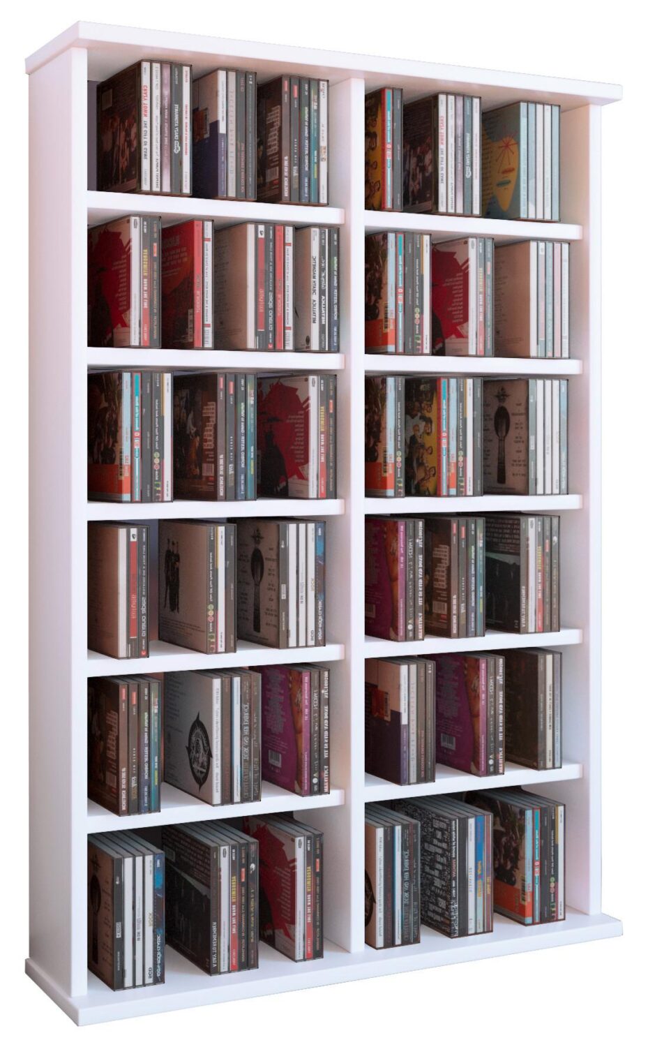 Wohnli Möbelsuche - CD-Regal Ronul in Weiß