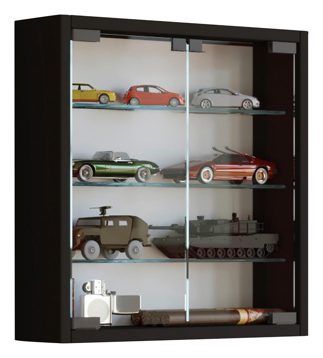 wohnli-moebel-suche-000657007201 Wohnli Möbelsuche - Hängevitrine Mandosa S ca.40x40x10cm Schwarz