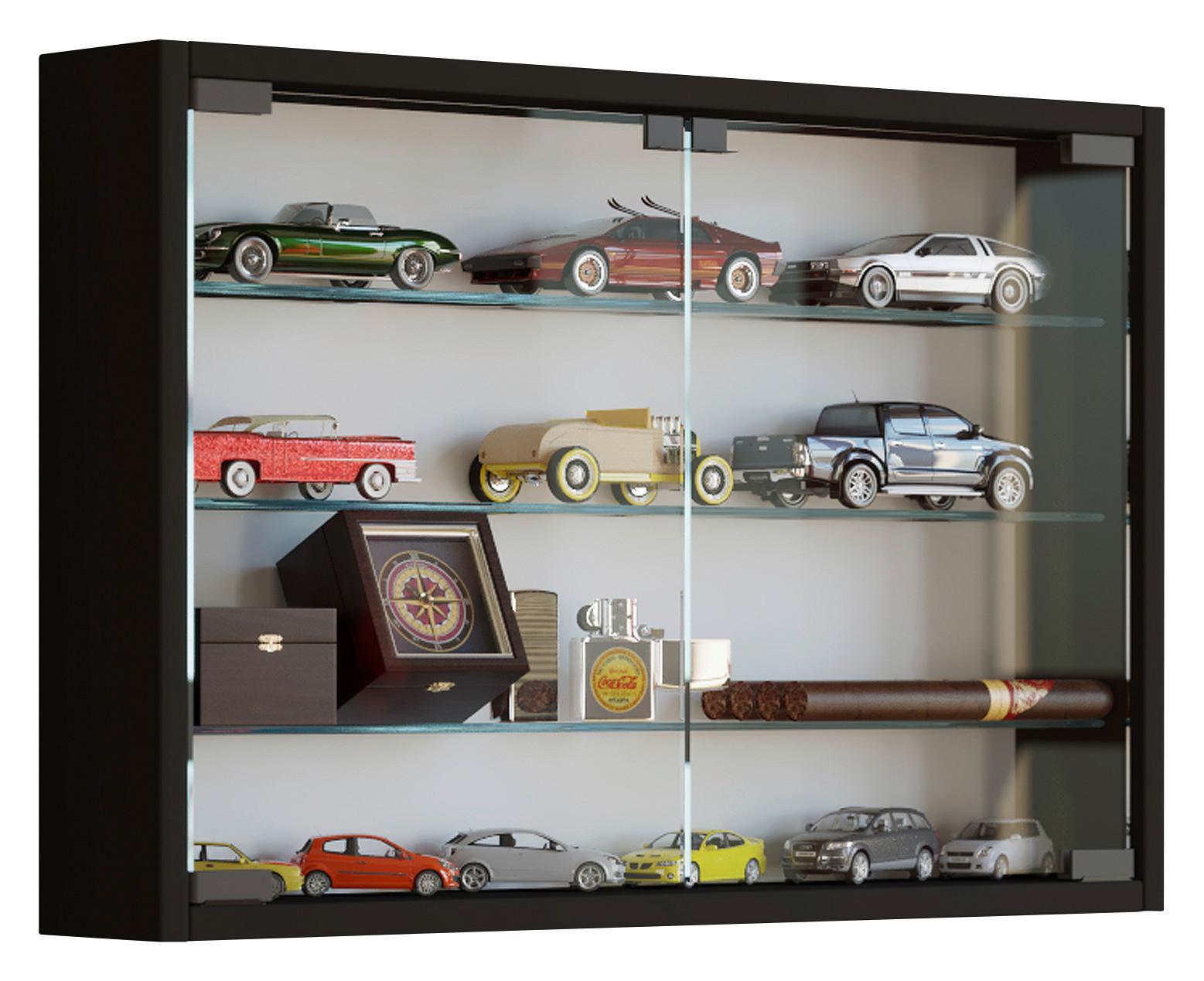wohnli-moebel-suche-000657007204 Wohnli Möbelsuche - Hängevitrine Mandosa M ca. 60x40x10 cm Schwarz