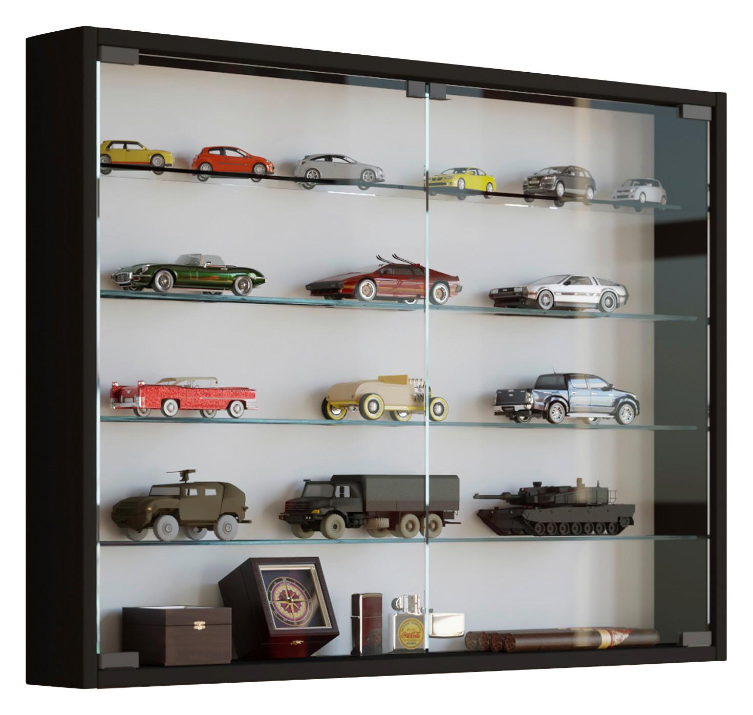 Wohnli Möbelsuche - Hängevitrine in Schwarz Mandosa L