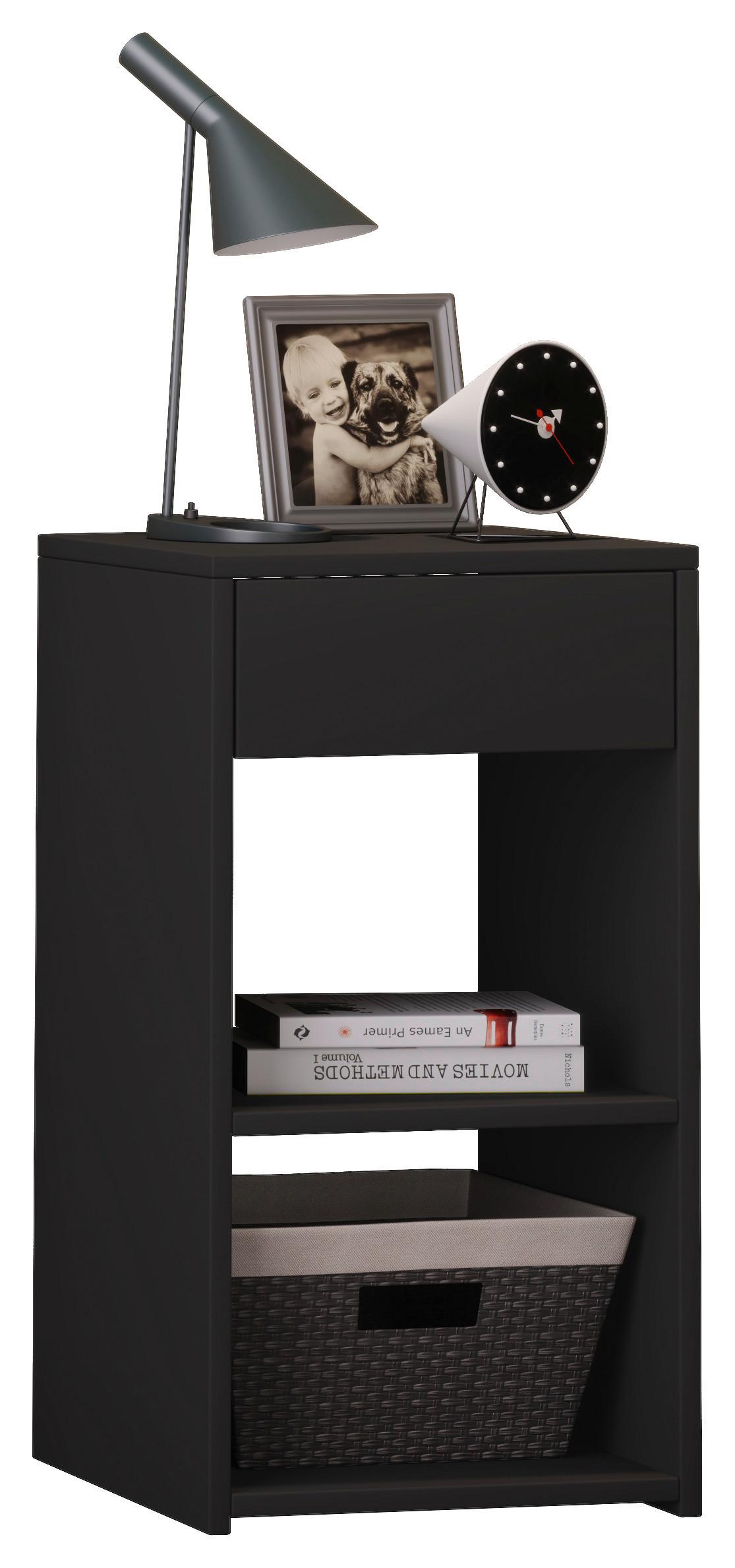 wohnli-moebel-suche-000657008408 Wohnli Möbelsuche - Nachtkästchen Sledo Maxi Schwarz