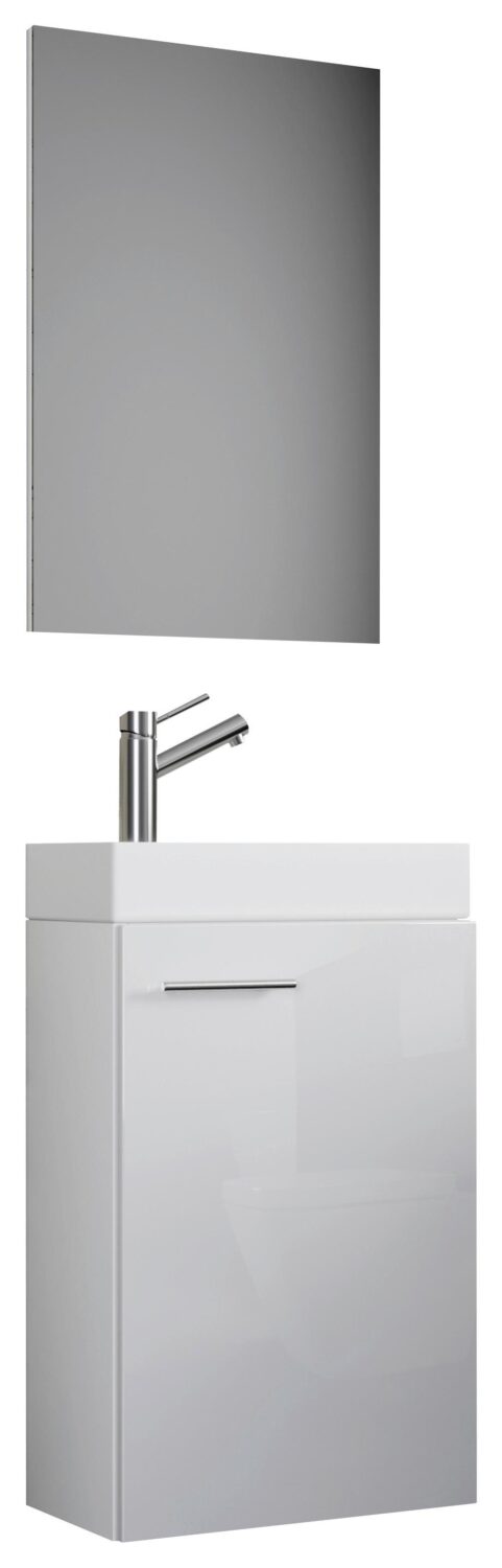 Wohnli Möbelsuche - Gästebad Slito 3-tlg. ca. 41 cm Weiß