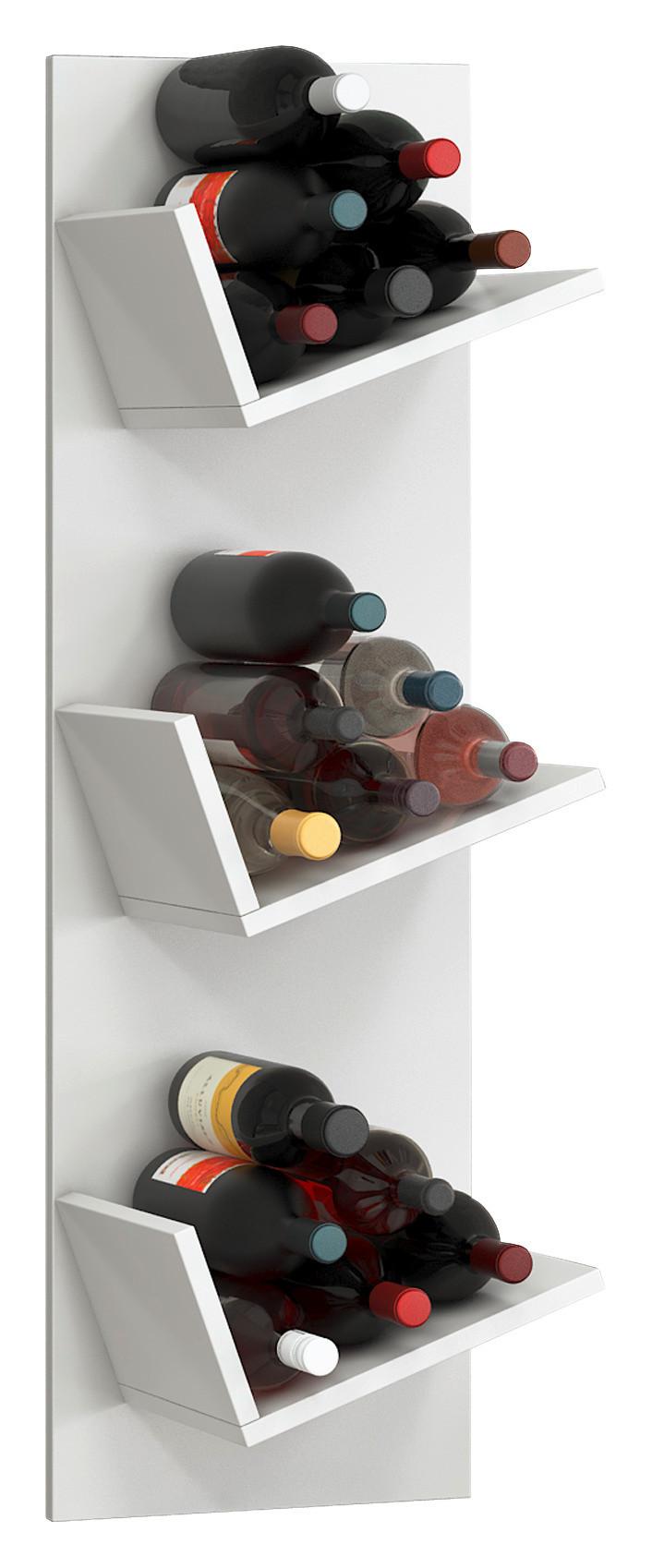 wohnli-moebel-suche-000657009201 Wohnli Möbelsuche - Weinregal VINOSI Weiß ca. 33x106x25