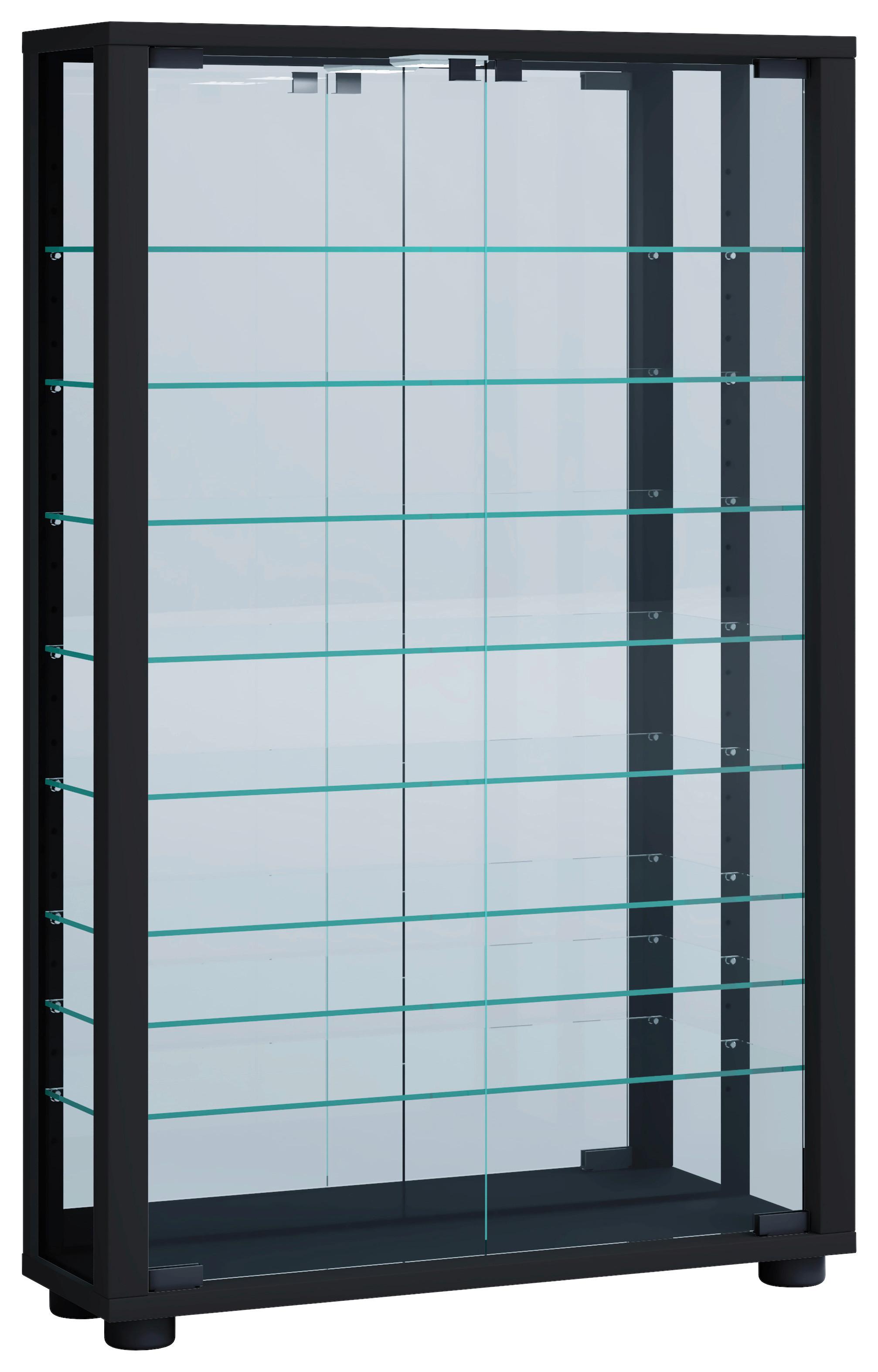 wohnli-moebel-suche-000657010225 Wohnli Möbelsuche - Hängevitrine Vitrosa ca. 59x91x18 cm Schwarz