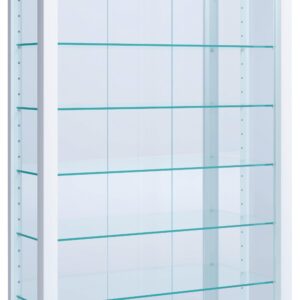 Wohnli Möbelsuche - Vitrine Lumo ca. 59x115x18 cm Weiß