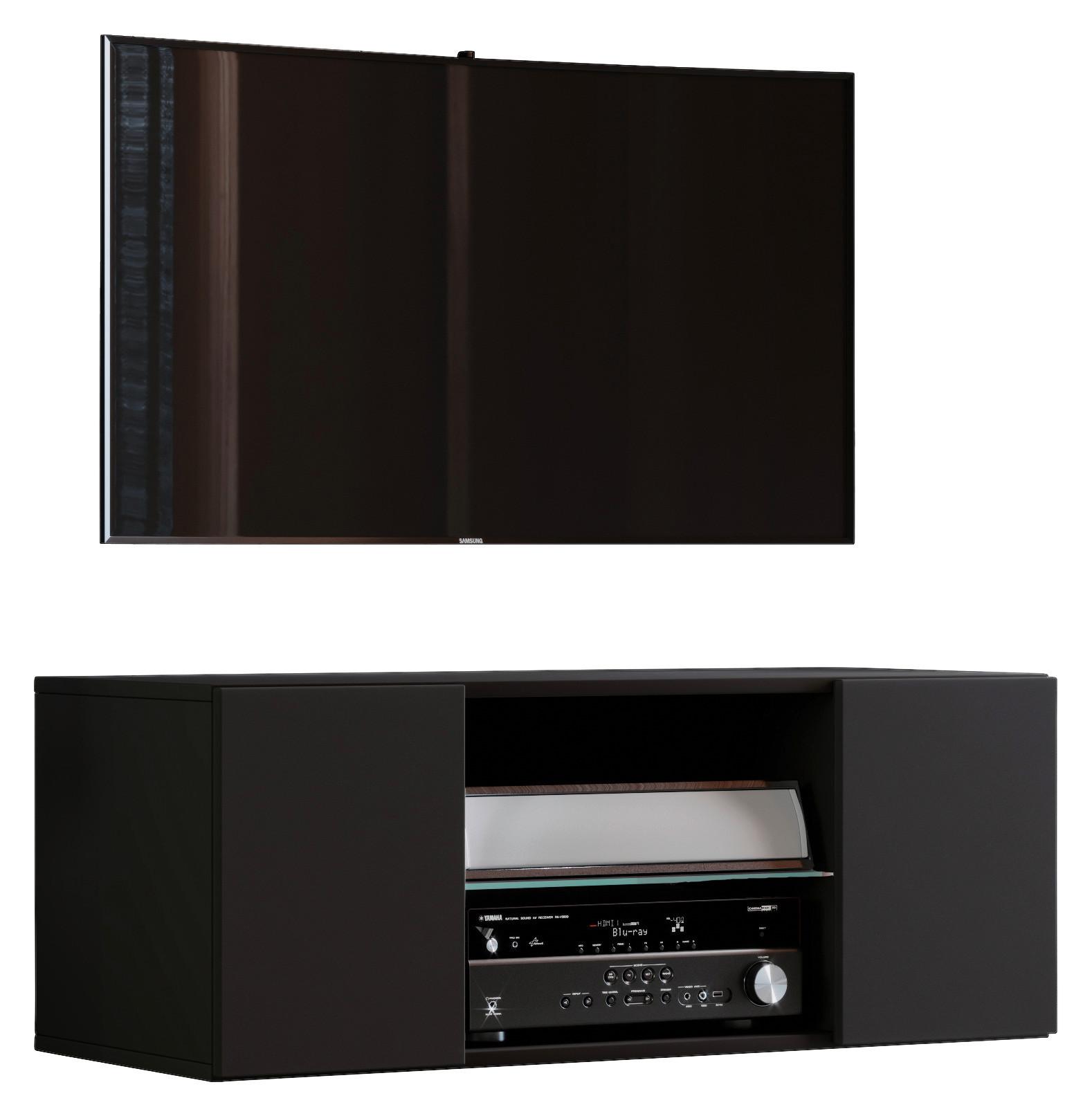 Wohnli Möbelsuche - Lowboard Jusa ca. 95x40x36 cm Schwarz