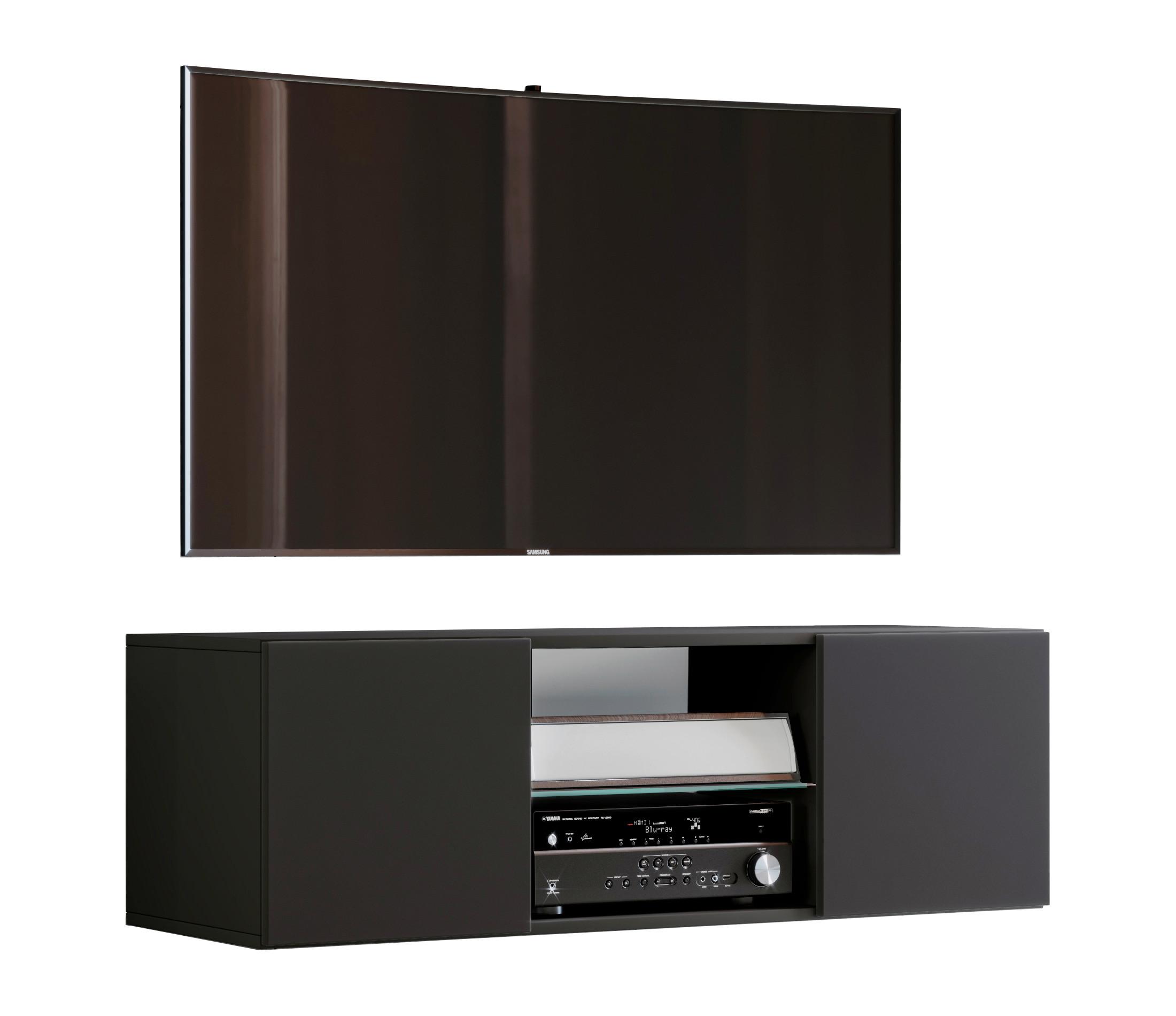 Wohnli Möbelsuche - Lowboard Jusa Schwarz B: ca. 115 cm