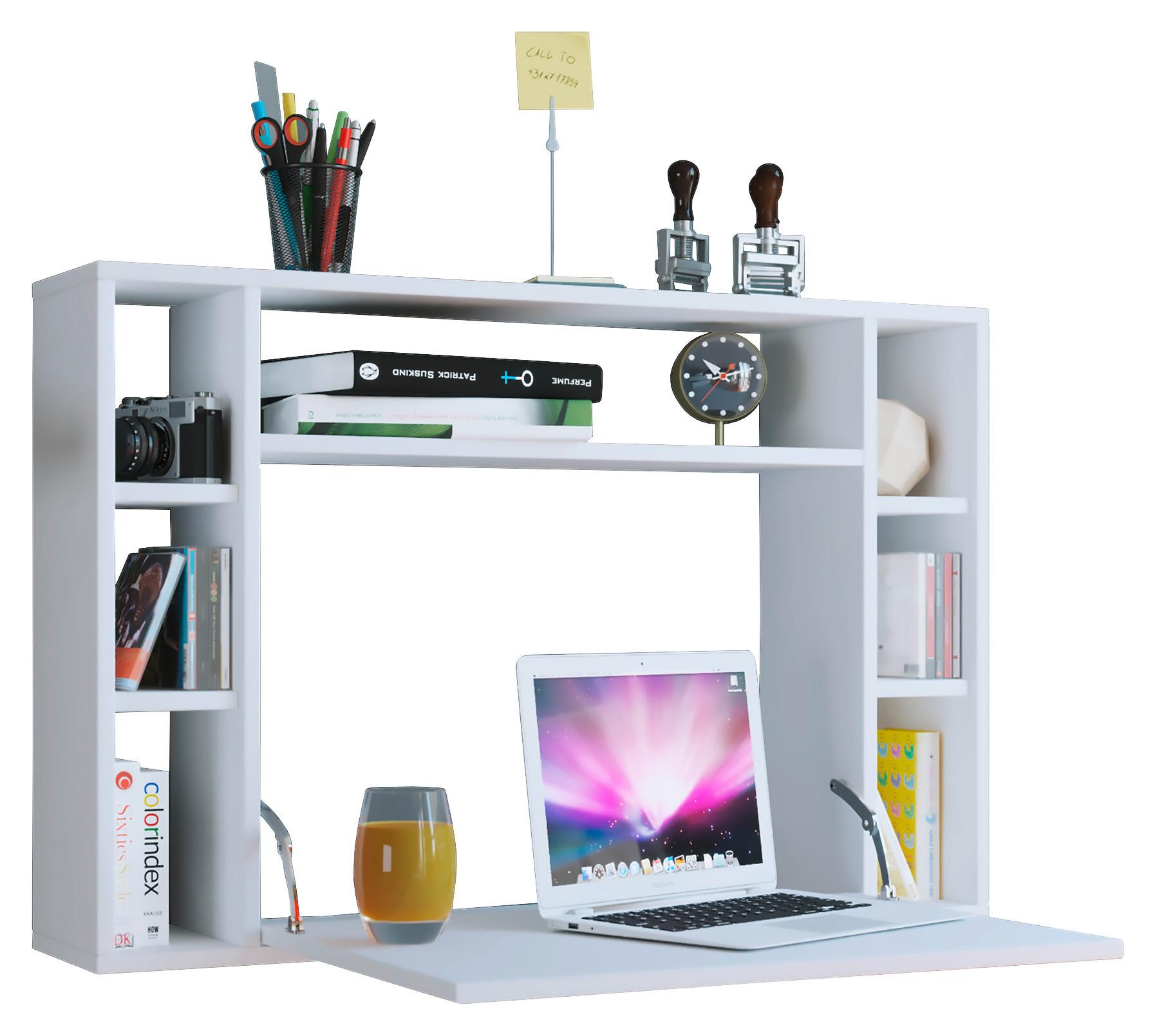 Wohnli Möbelsuche - Laptoptisch Wandila Weiß ca. 90x20x60cm