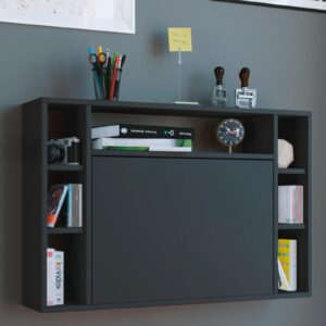 Laptoptisch Wandila Schwarz ca. 90x20x60cm Holzwerkstoff MID.YOU Möbel > Tische > Schreibtische > Gamingtische Schwarz