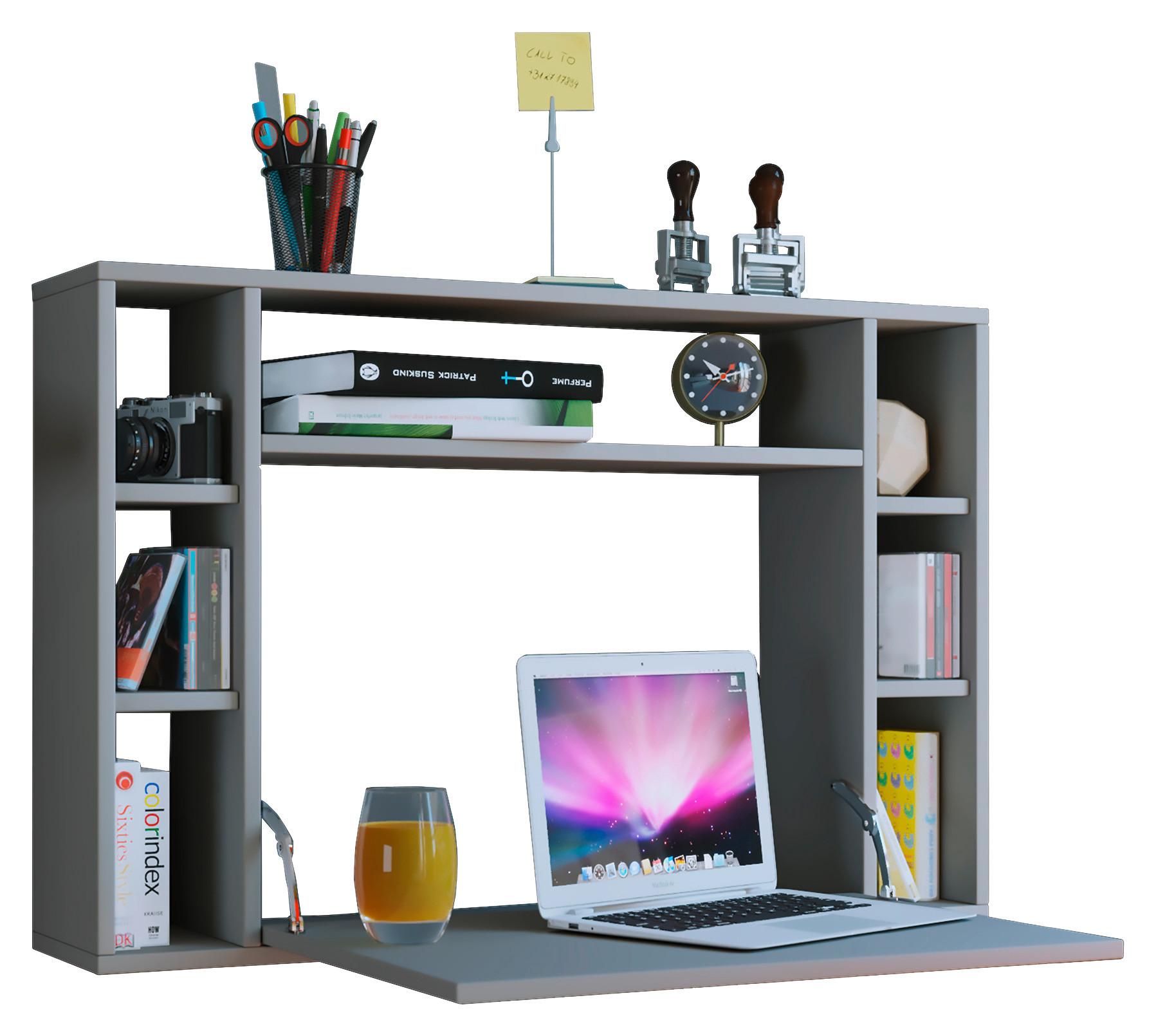 Wohnli Möbelsuche - Laptoptisch Wandila Grau ca. 90x20x60cm