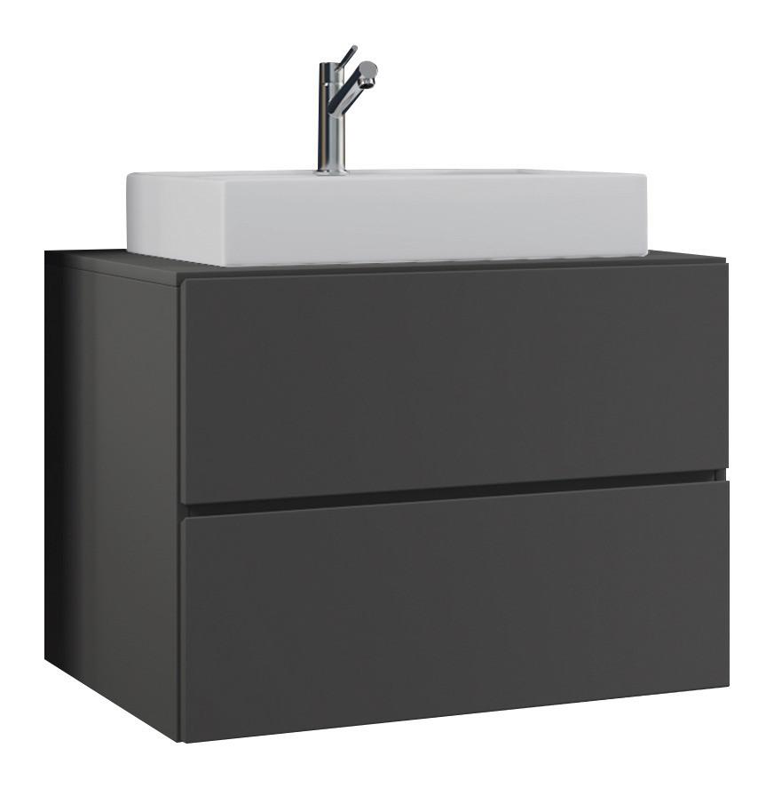 Wohnli Möbelsuche - Waschtischkombi Lendas ca. 80 cm Anthrazit