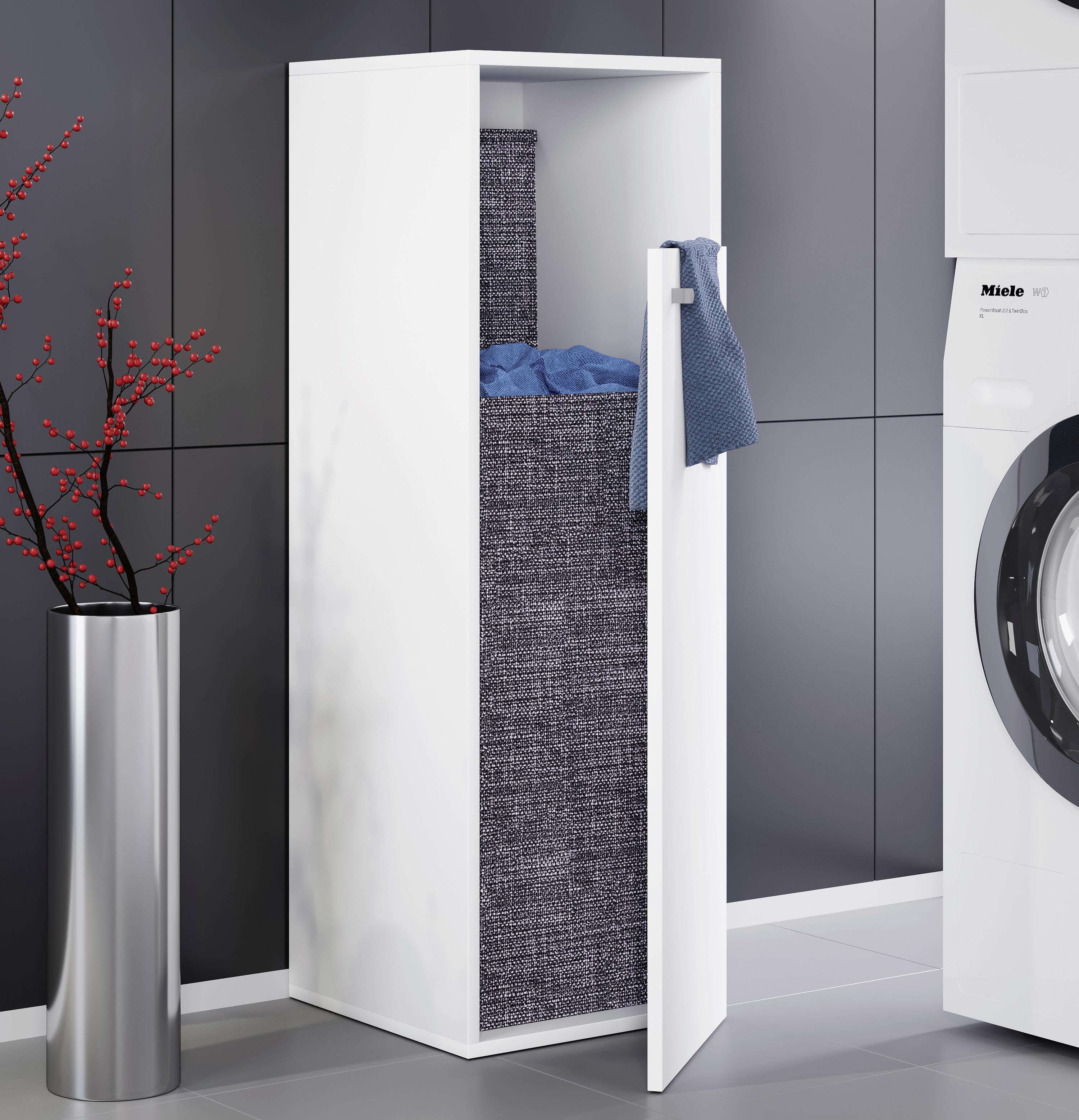 Midischrank Dreso ca. 40x110x39 cm Weiß Kunststoff MID.YOU Möbel > Schränke Weiß