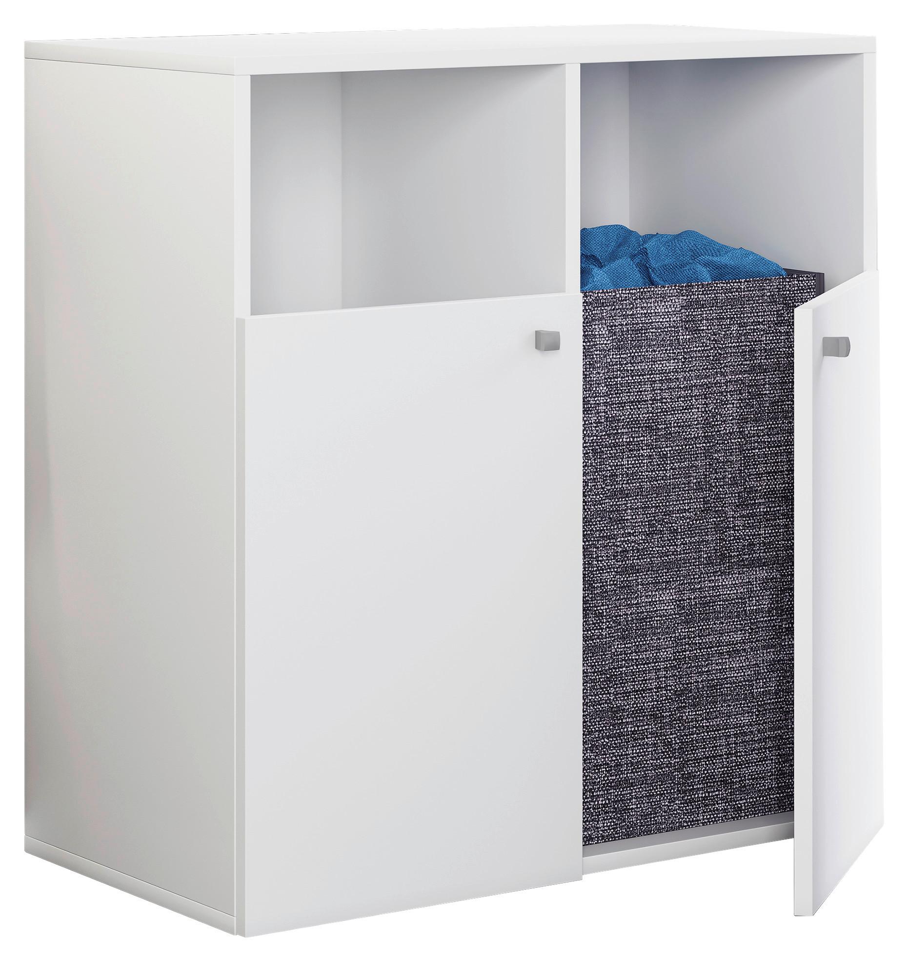 Wohnli Möbelsuche - Wäscheschrank KLIDAS L Weiß ca. 80x74x39 cm