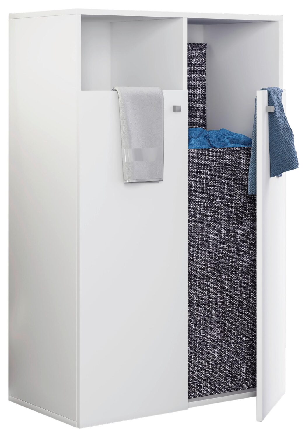 Wohnli Möbelsuche - Wäscheschrank KLIDAS XL Weiß ca. 80x110x39 cm