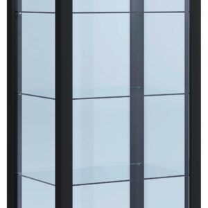 Wohnli Möbelsuche - Vitrine Kavisa Schwarz