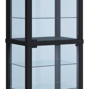 Wohnli Möbelsuche - Vitrine Kavisa Schwarz