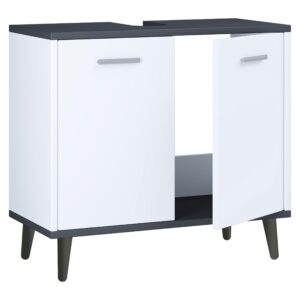 wohnli-moebel-suche-000657025302 Wohnli Möbelsuche - Waschbeckenunterschrank Landods Anthr./Weiß ca. 60 cm
