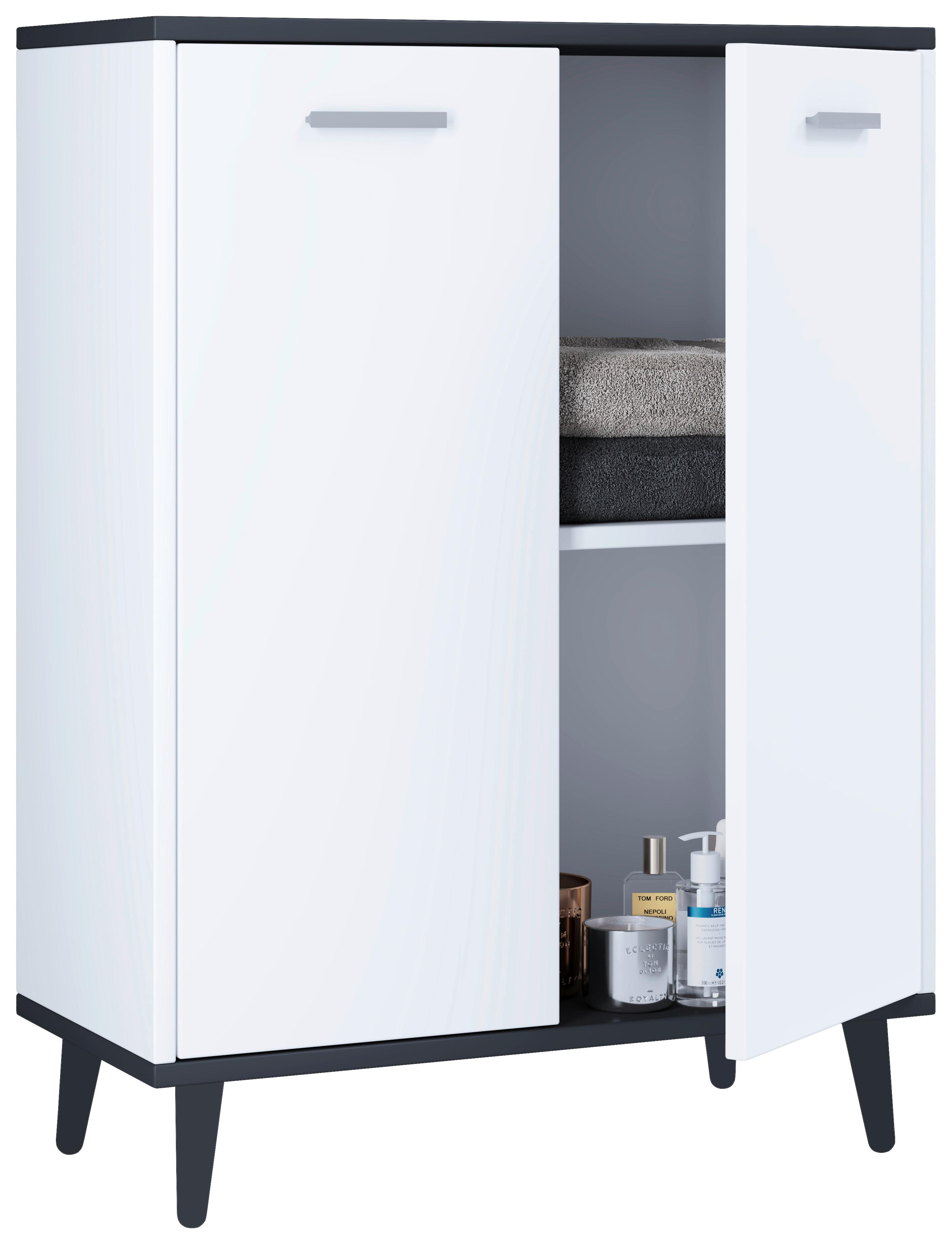 wohnli-moebel-suche-000657025312 Wohnli Möbelsuche - Kommode Landos ca. 60 cm Anthrazit/Weiß