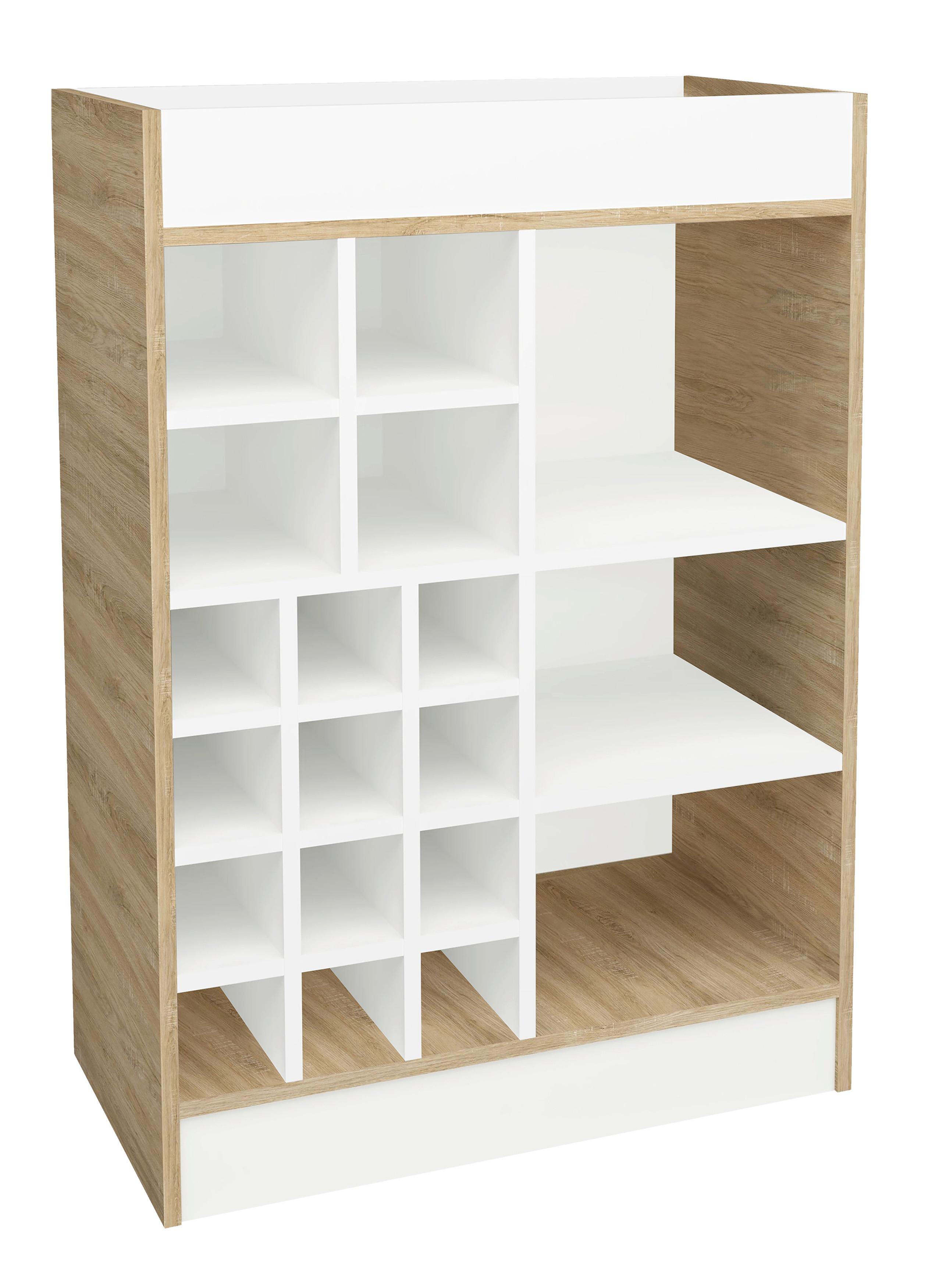 wohnli-moebel-suche-000657027897 Wohnli Möbelsuche - Weinschrank Esilo Sonoma Eiche/Weiß