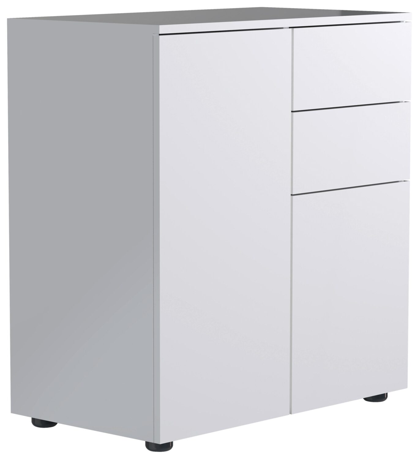 Wohnli Möbelsuche - Kommode DALOSA Weiß ca. 70x77x39 cm