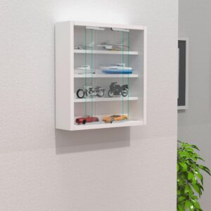 Hängevitrine Agisa S Weiß Holzwerkstoff MID.YOU Möbel > Schränke > Vitrinen Weiß