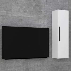 Hängeschrank Arila XL Weiß Holzwerkstoff MID.YOU Möbel > Schränke > Badezimmerschränke > Bad-Hängeschränke Weiß